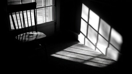 Sunlight streams into a room