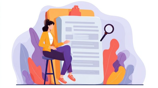 Head hunting abstract concept vector illustration set. Recruitment agency, hiring employee, employment agreement, job listing, resume, vacant job position, contract form, interview abstract metaphor.