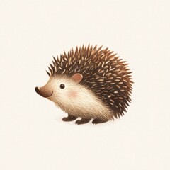 Cute hedgehog illustration