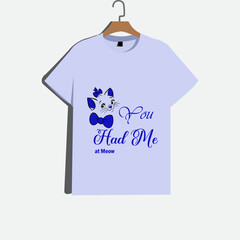 Creative and modern T-shirt design.
