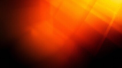 Abstract gradient of fiery orange and dark red with subtle light rays