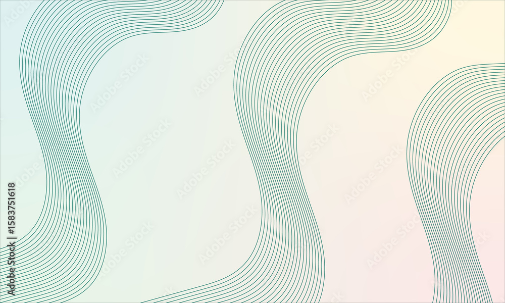 Fototapete abstract ripples and waves seamless pattern gentle gradient background