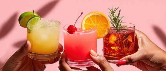 The Vibrant Selection of Refreshing Cocktails for Every Celebration.
