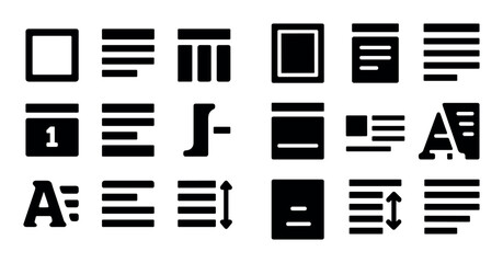 Minimalist Layout Icons