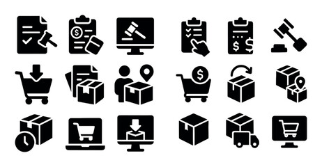 Procurement Methods Icons