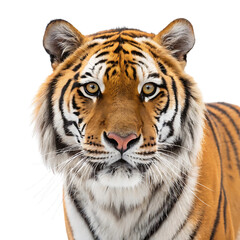 Obraz premium tiger on white background