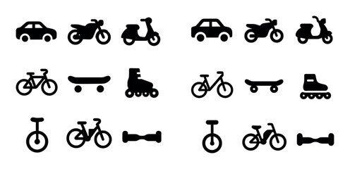 Personal Vehicle Icons