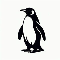 Naklejka premium Penguin Silhouette