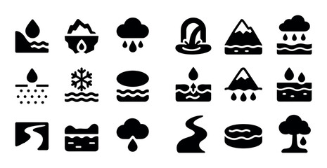 Natural Water Icons