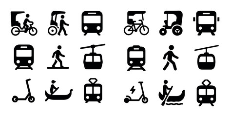 Local Transport Icons