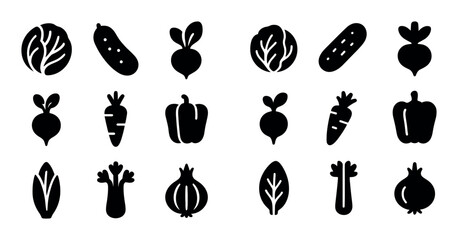 Salad Toppers Icons