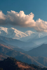 Fototapeta premium explore majestic mountains revered in myths and legends from different cultures around world