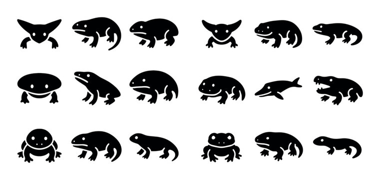 Ancient Amphibians Icons