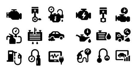 Engine Diagnostic Icons