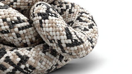 Obraz premium Close-up of a coiled snake