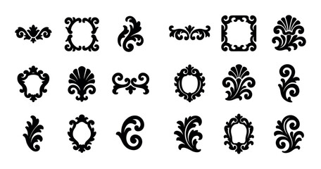 Baroque Scrolls Icons