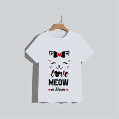 Stylish creative and clean T-shirt design.