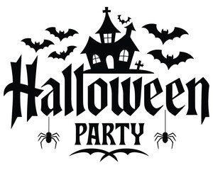 Fototapeta premium Minimal Halloween Vector Art