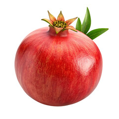 pomegranate isolated on white background