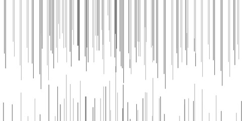 Abstract grey, white speed lines pattern for your ideas, template background texture - Vector illustration. Comic book Speed Lines. Black and white vector elements. Vertical angle motion. 