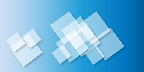 Abstract modern blue background with gradient colors and stylish line and square decorations for business presentation design. Abstract Blue Cube square, light and shade creative Background.