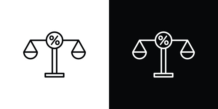 Economies of scale icon in outline style. Vector.