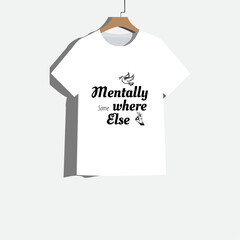 Modern Simple and Clean T-shirt design template.