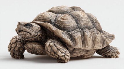 Detailed carved tortoise figurine