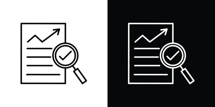 Auditors icon in outline style. Vector.