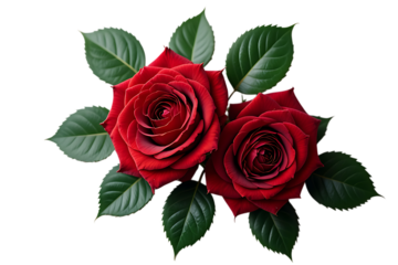 three red roses