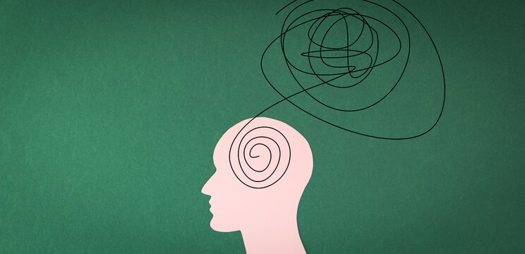 Concept of mental health support, therapy communication, solving confusion, counseling, psychological help