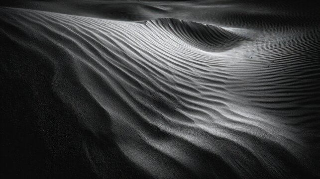 Abstract patterns of sand dunes