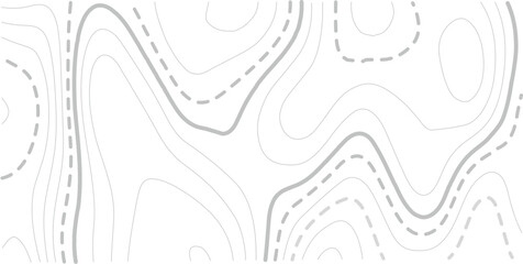 Fototapeta premium Topographic map background geographic line map with elevation assignments. Modern design with White background with topographic wavy pattern design.paper texture Imitation of a geographical map shades