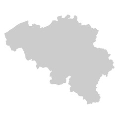 Fototapeta premium map of Belgium shadow