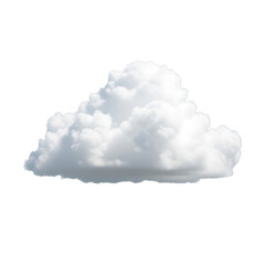 Isolated cloud png transparent background realistic fluffy white cloudscape weather element sky design resource