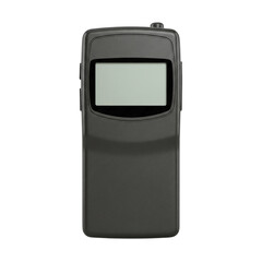 Retro black pager with blank screen