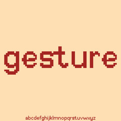 Elegant unique natural curvy alphabet display font vector. Creative decorative typography style