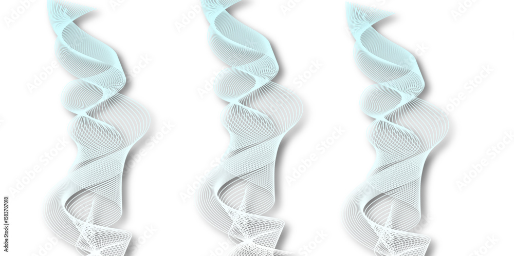 Poster abstract wave element for design pink and white. design template for cover, business. abstract dynam