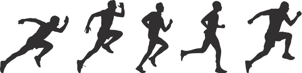 Running Man Silhouette