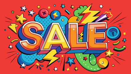 Fototapeta premium Sale sale grafic vector illustration 