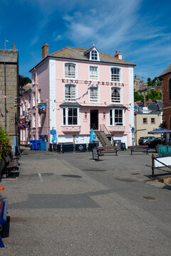 The King of Prussia, a pub in Fowey, a popular village in Cornwall.