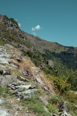 Endless Blue Skies over the Piedmont Mountain. 