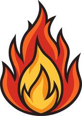 fire flames vector