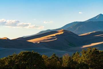 Great Sand Dunes National Park and Preserve and Sangre de Cristo Mountains in Colorado