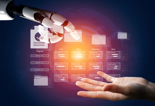 AI enhances task workflow management with real-time progress tracking, status visualization, and automated updates to optimize productivity and team coordination Vouch