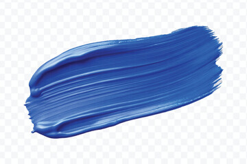 Fototapeta premium realistic 3d smooth glossy paint swatch stroke in different colour style isolated on transparent background