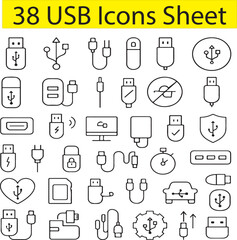 USB Icons SHeet