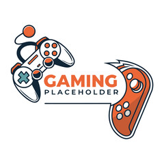 Gaming Logo Vector – Modern Gamepad Design for E-Sports & Streaming Channels