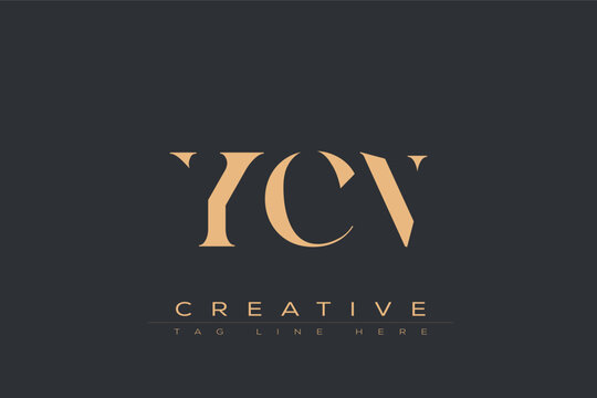 YCN abstract letter logo design. This logo is designed by three abstract letters.