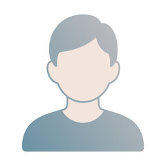 Generic User Profile Avatar Icon for Social Media and Account Representation